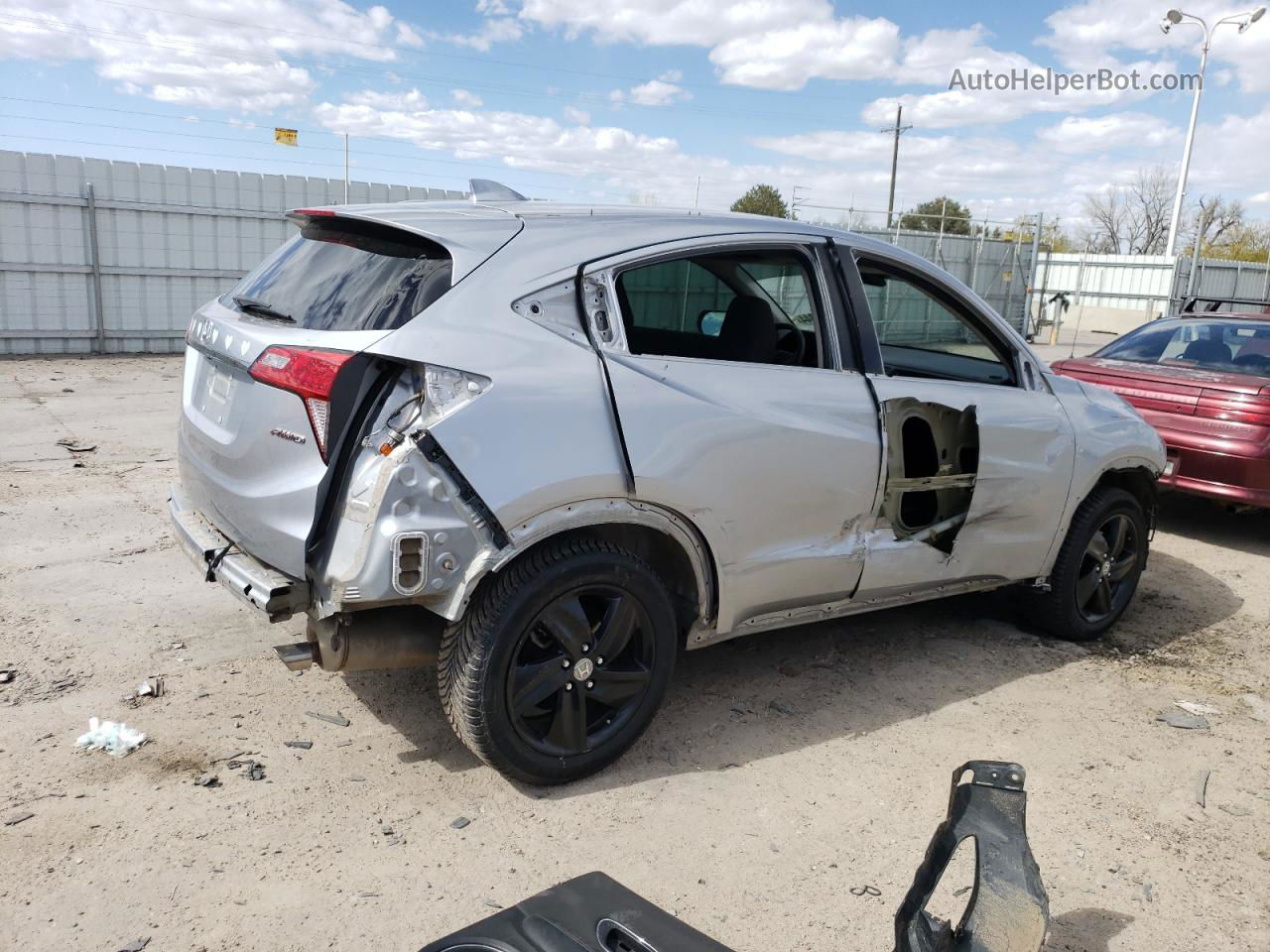 2019 Honda Hr-v Ex Silver vin: 3CZRU6H57KM714362