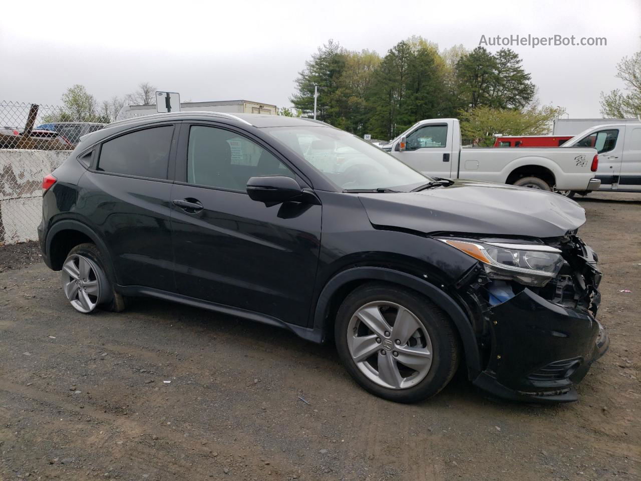 2019 Honda Hr-v Ex Black vin: 3CZRU6H57KM743165