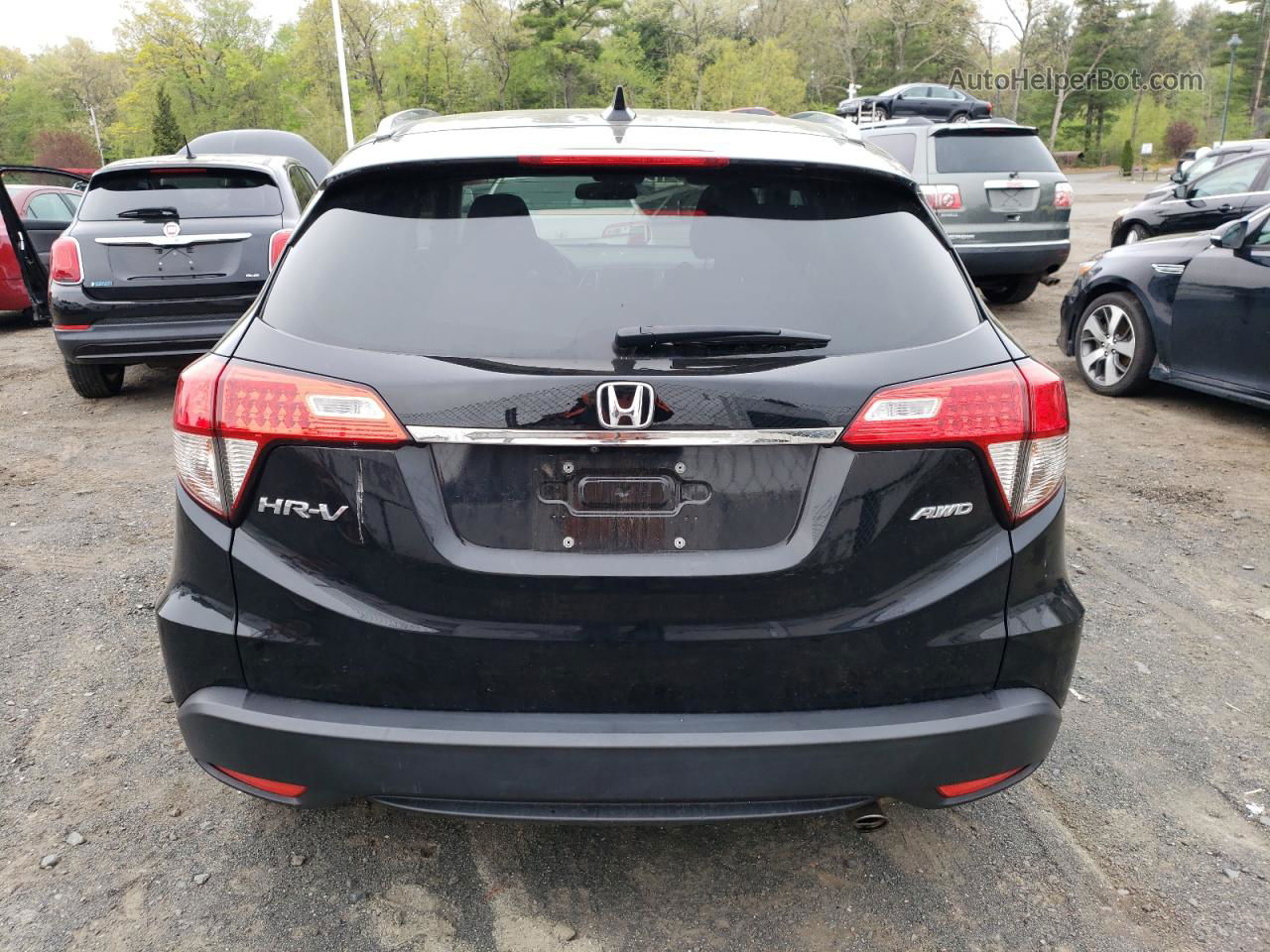 2019 Honda Hr-v Ex Черный vin: 3CZRU6H57KM743165