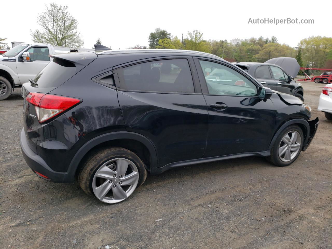 2019 Honda Hr-v Ex Black vin: 3CZRU6H57KM743165