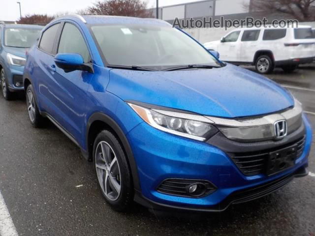 2021 Honda Hr-v Ex Blue vin: 3CZRU6H57MM740723