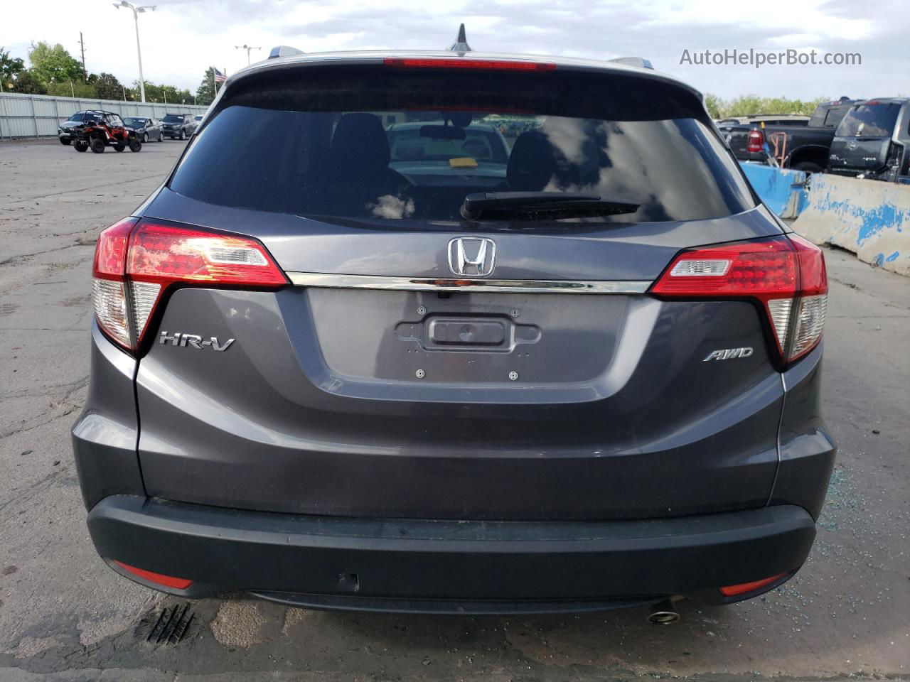 2021 Honda Hr-v Ex Gray vin: 3CZRU6H57MM749079