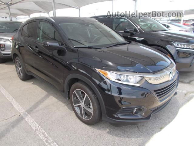 2021 Honda Hr-v Ex Black vin: 3CZRU6H57MM755030