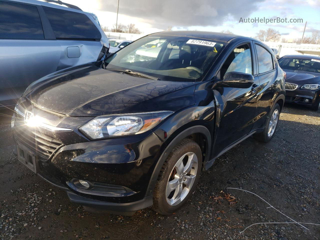 2016 Honda Hr-v Ex Black vin: 3CZRU6H58GM703040