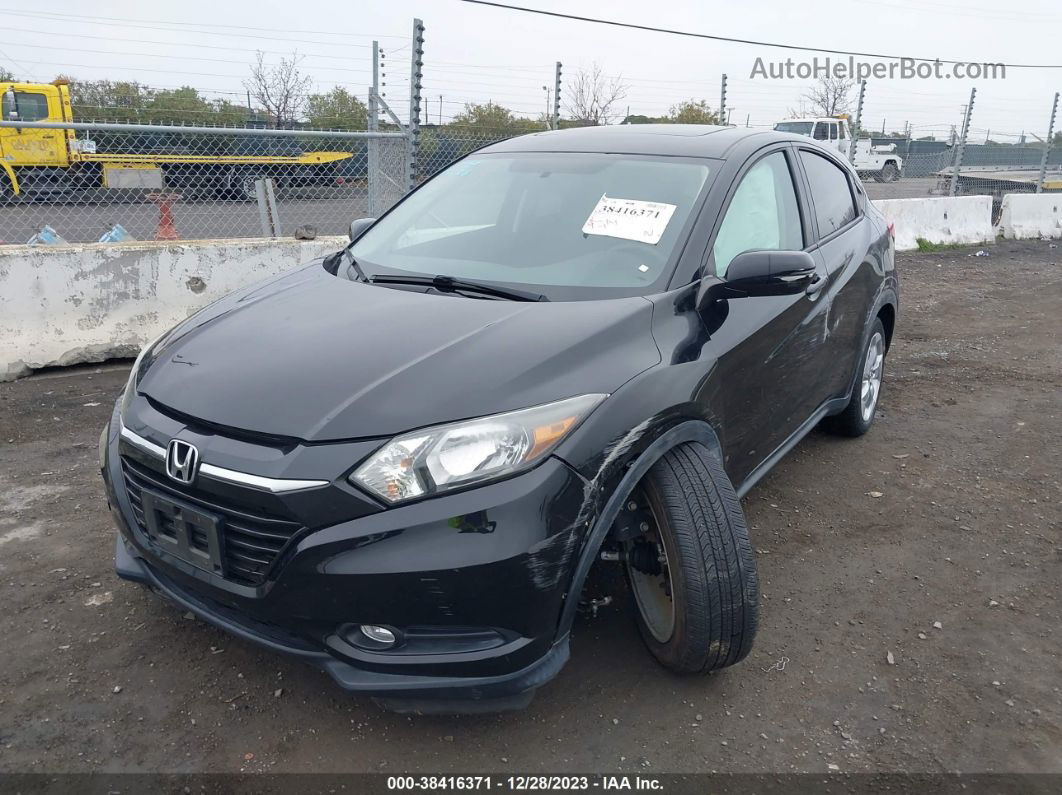 2016 Honda Hr-v Ex Black vin: 3CZRU6H58GM727287