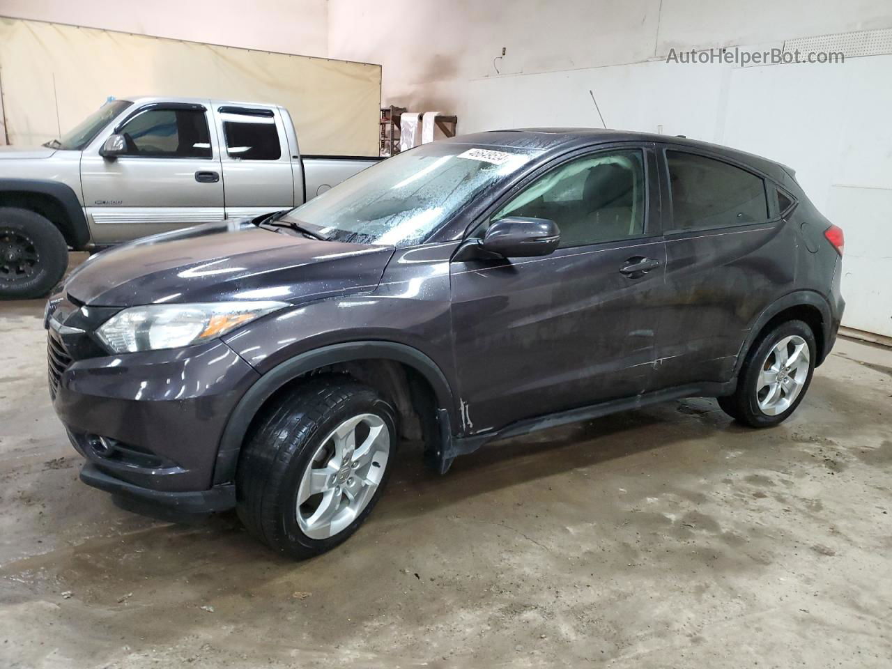 2016 Honda Hr-v Ex Черный vin: 3CZRU6H58GM743571