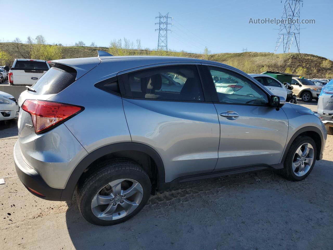 2017 Honda Hr-v Ex Silver vin: 3CZRU6H58HG706651