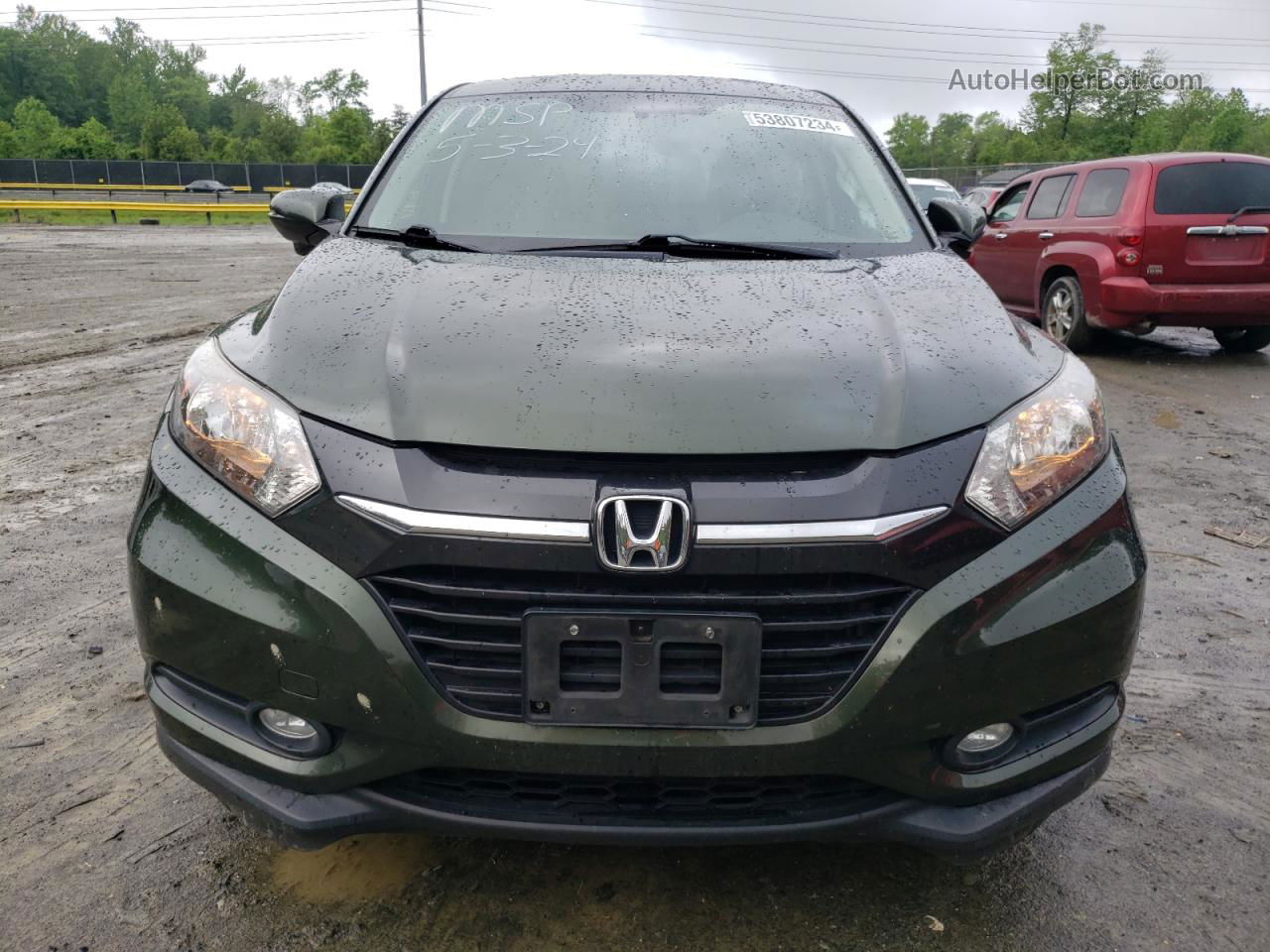 2017 Honda Hr-v Ex Green vin: 3CZRU6H58HM721457