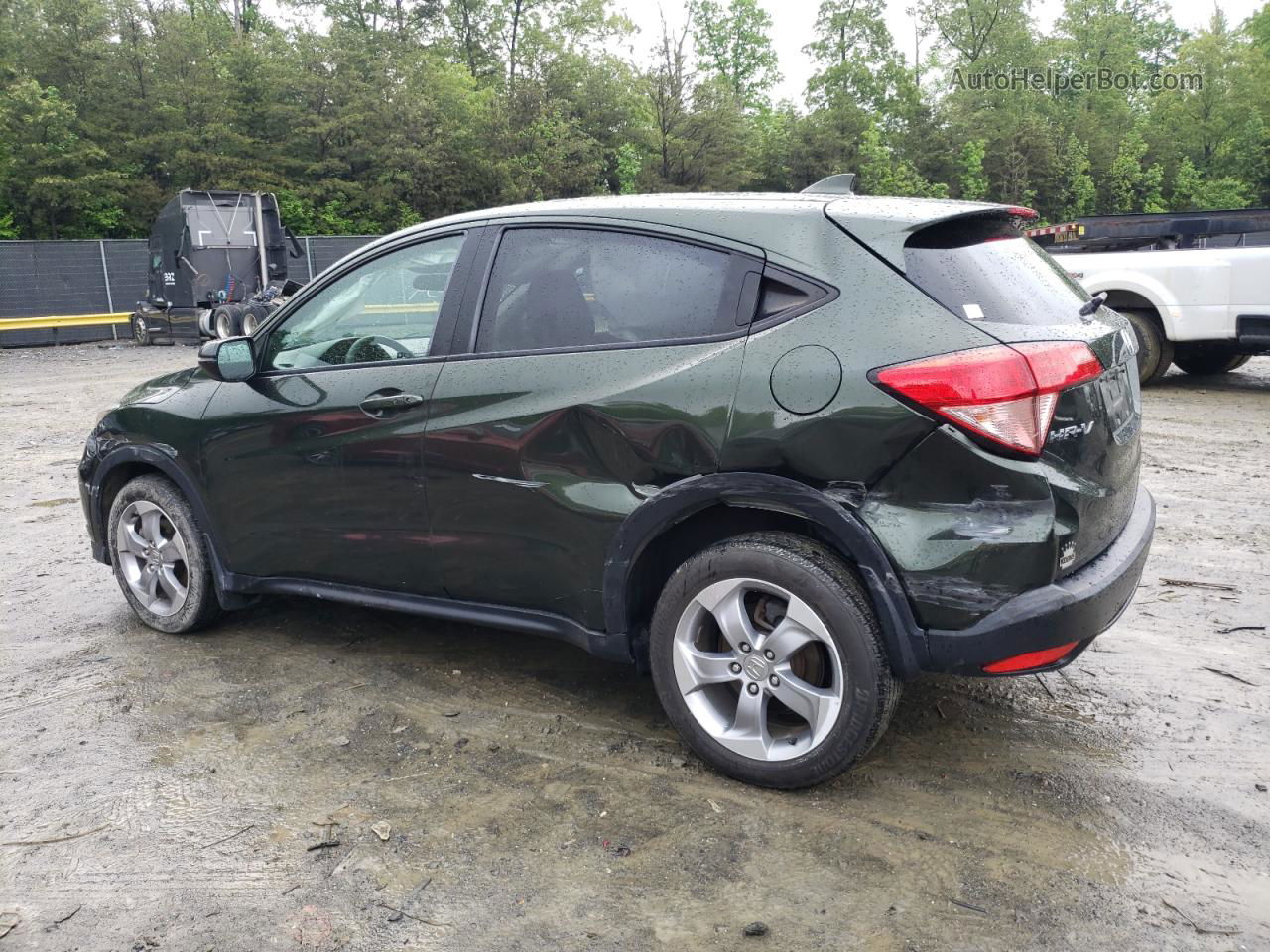 2017 Honda Hr-v Ex Green vin: 3CZRU6H58HM721457