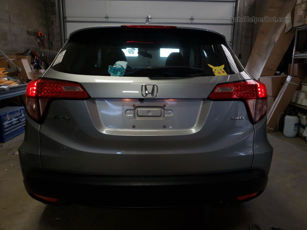 2017 Honda Hr-v Ex Gray vin: 3CZRU6H58HM727193