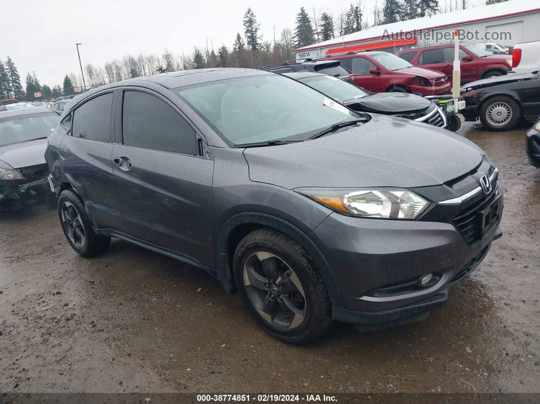 2018 Honda Hr-v Ex Серый vin: 3CZRU6H58JG703366