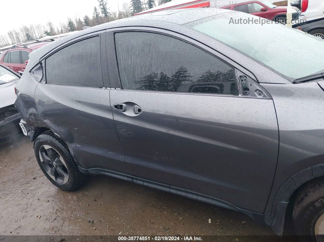 2018 Honda Hr-v Ex Gray vin: 3CZRU6H58JG703366