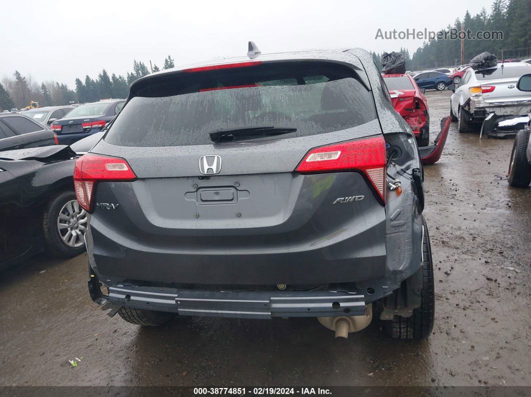 2018 Honda Hr-v Ex Gray vin: 3CZRU6H58JG703366