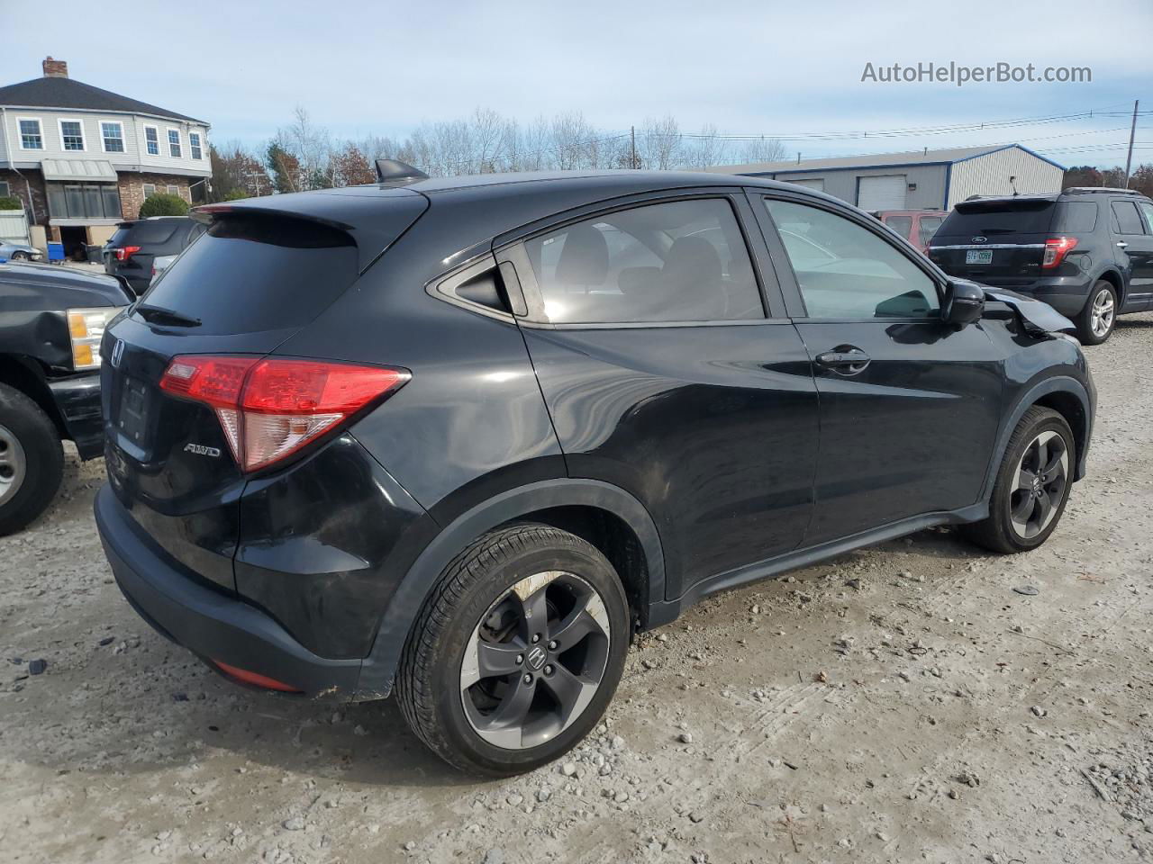 2018 Honda Hr-v Ex Black vin: 3CZRU6H58JG717025