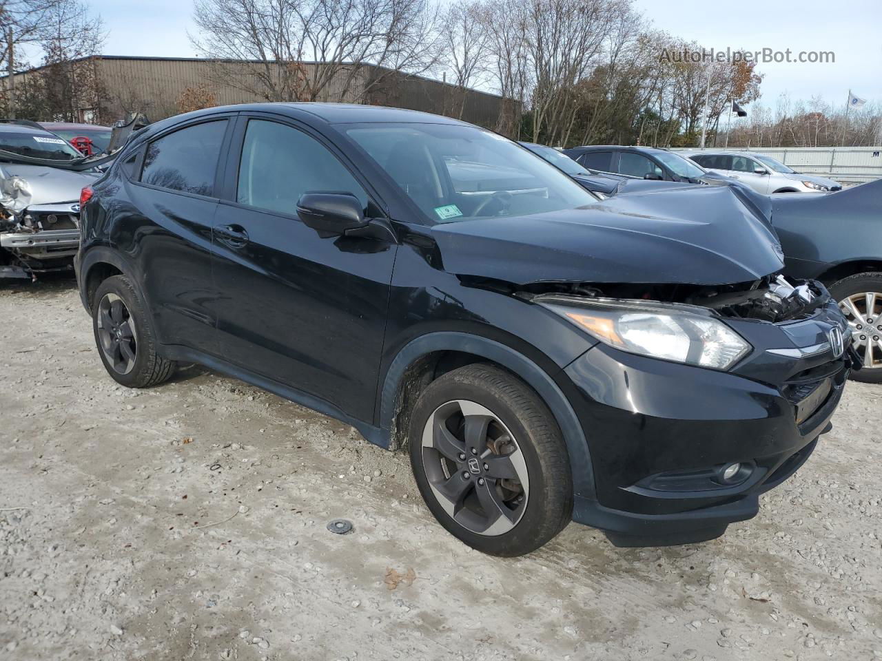 2018 Honda Hr-v Ex Black vin: 3CZRU6H58JG717025