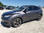 2018 Honda Hr-v Ex Gray vin: 3CZRU6H58JM704325