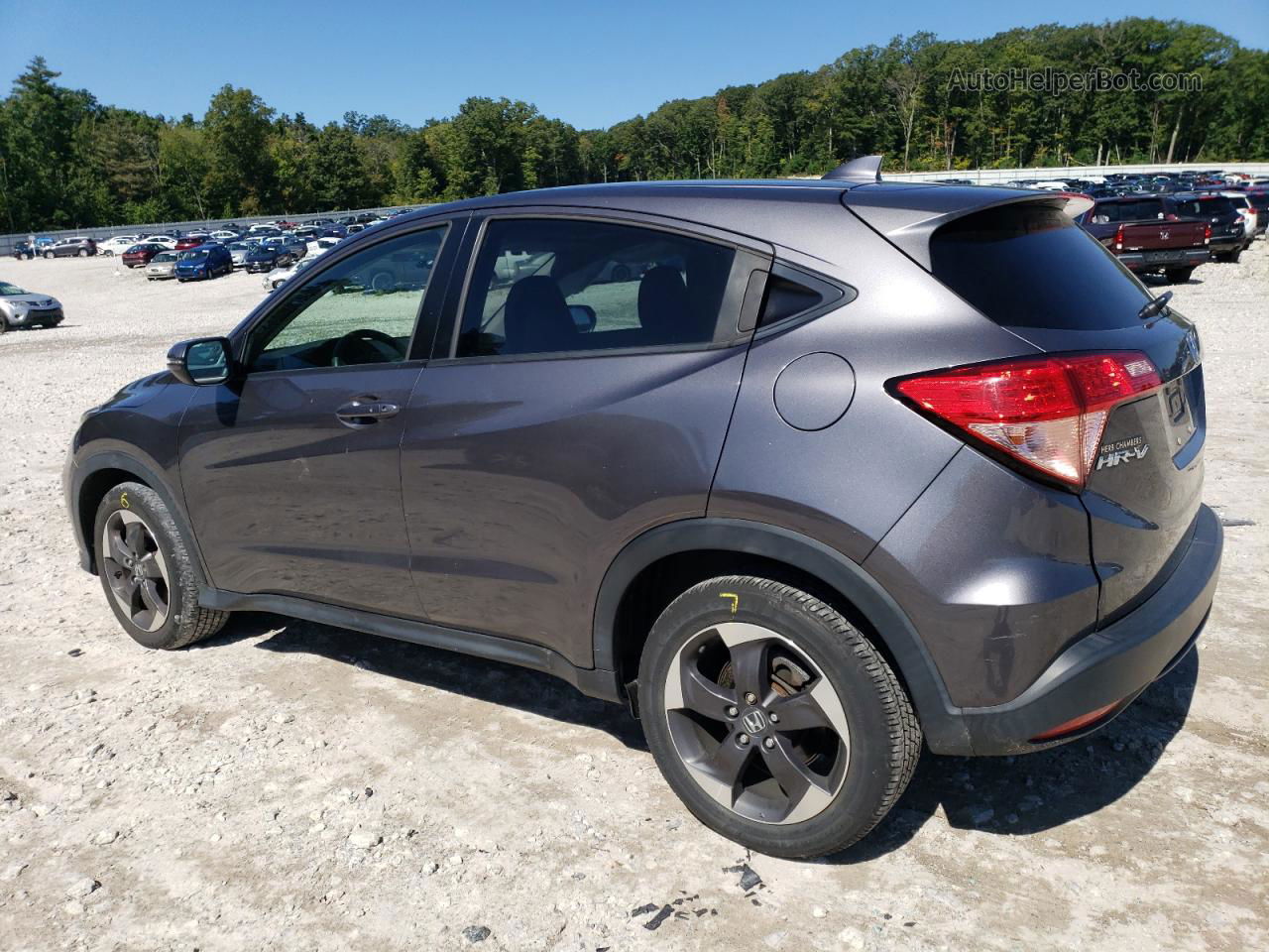 2018 Honda Hr-v Ex Gray vin: 3CZRU6H58JM704325