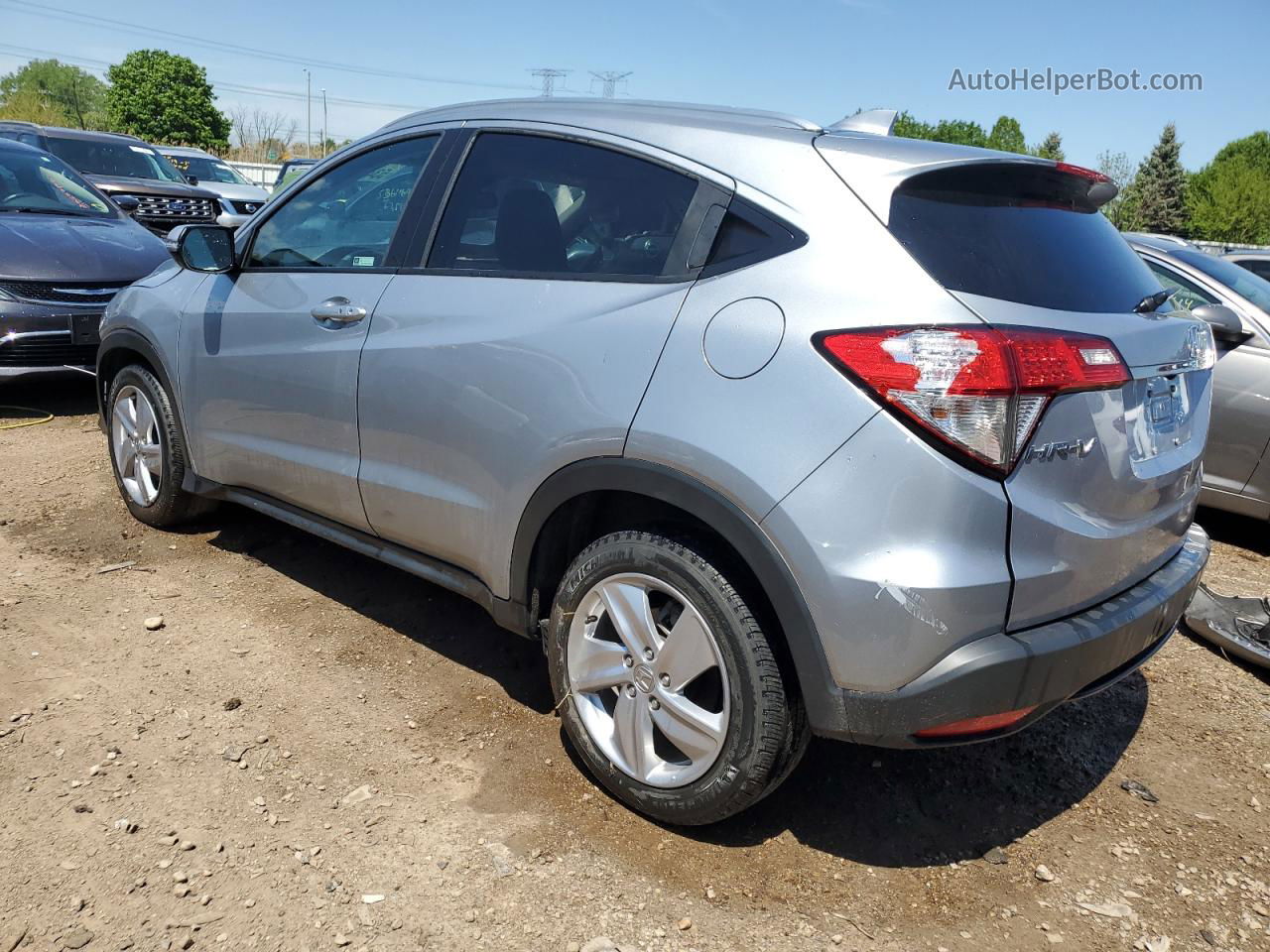 2019 Honda Hr-v Ex Silver vin: 3CZRU6H58KM718162