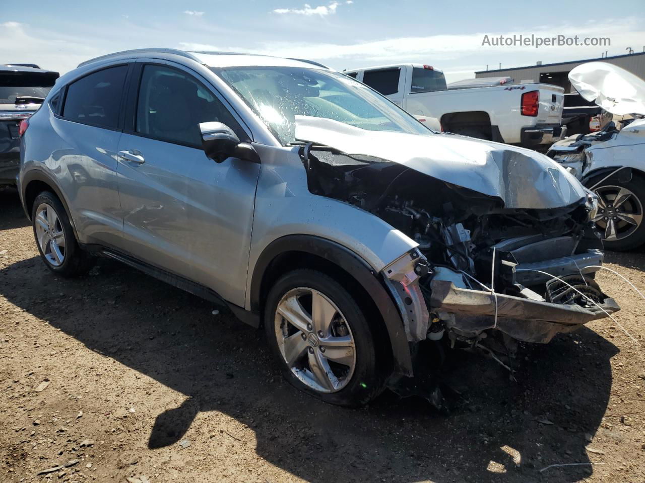 2019 Honda Hr-v Ex Silver vin: 3CZRU6H58KM718162