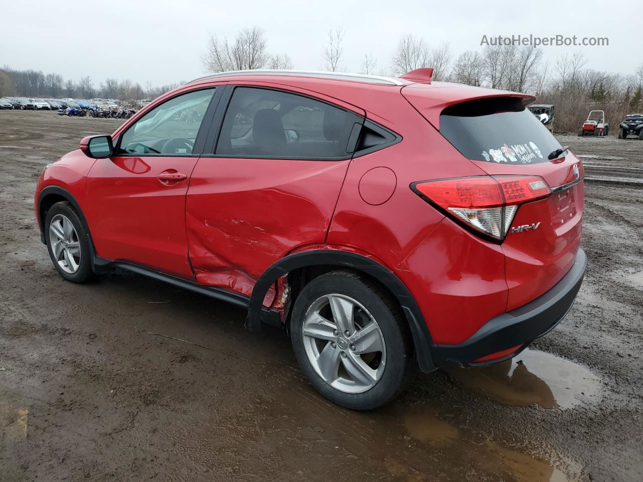 2019 Honda Hr-v Ex Red vin: 3CZRU6H58KM720655