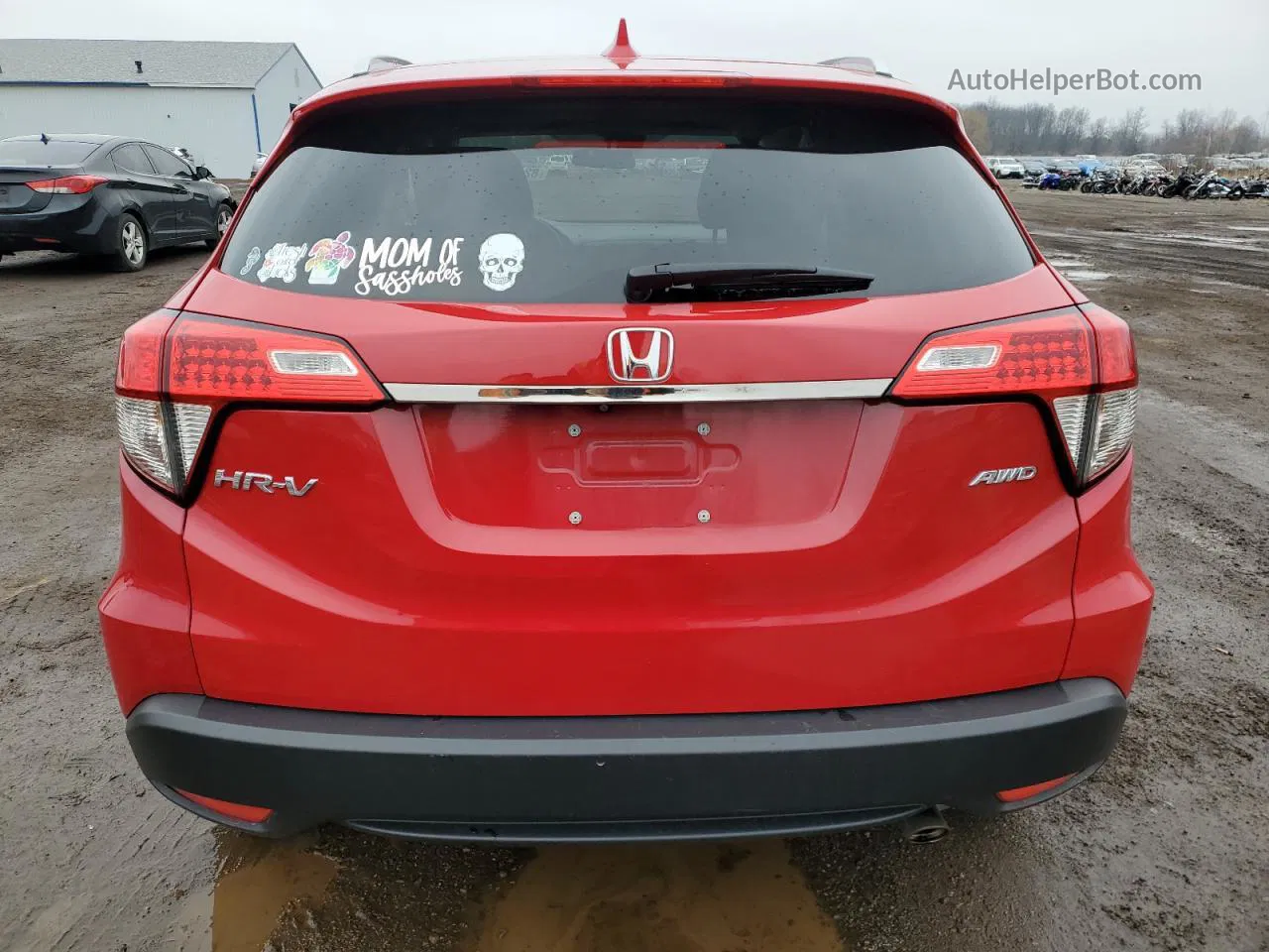 2019 Honda Hr-v Ex Red vin: 3CZRU6H58KM720655