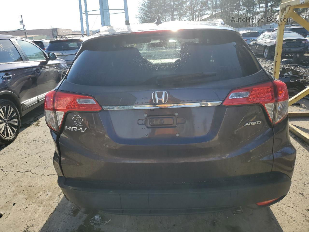 2019 Honda Hr-v Ex Brown vin: 3CZRU6H58KM736256