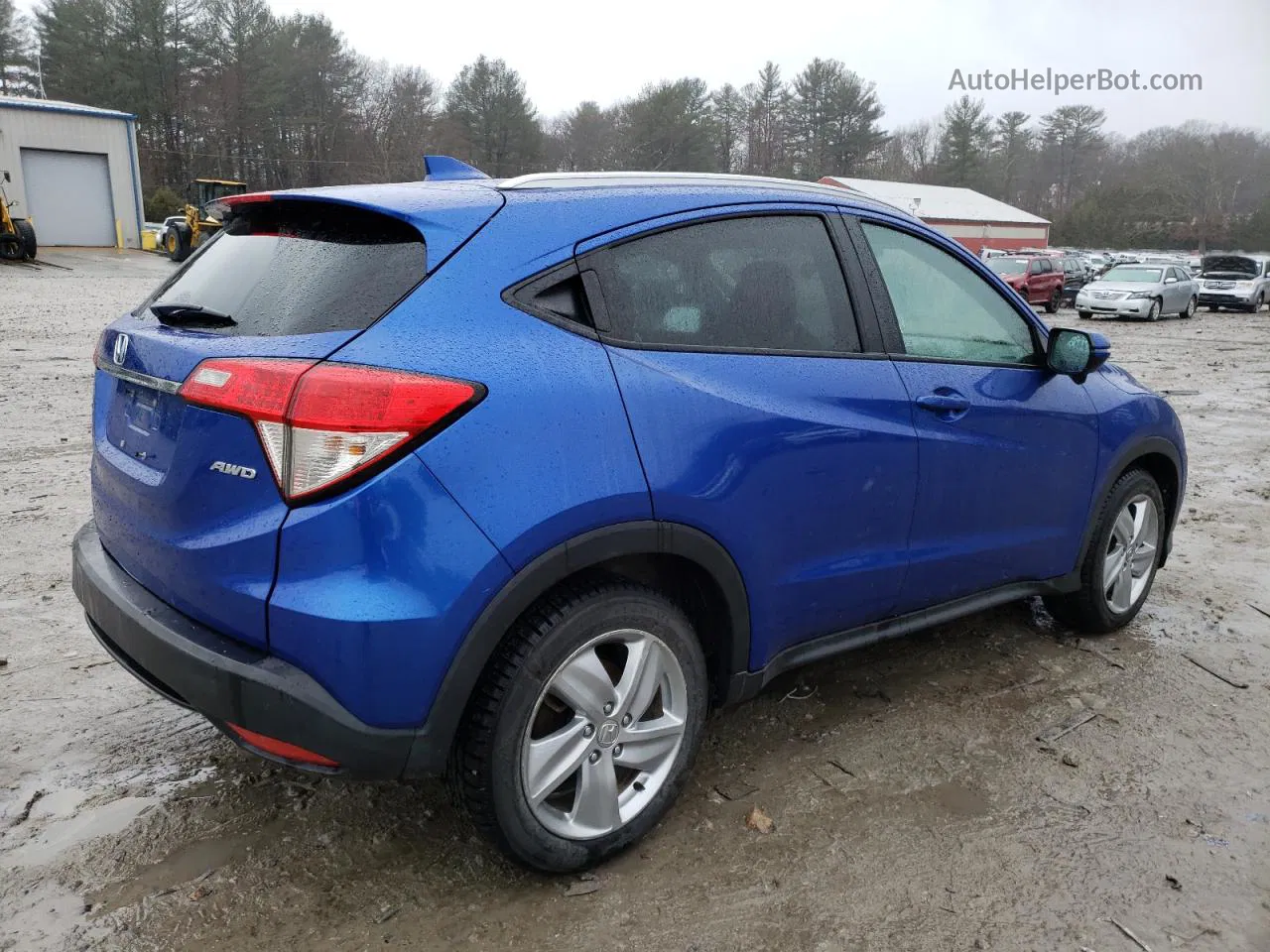 2019 Honda Hr-v Ex Blue vin: 3CZRU6H58KM741991