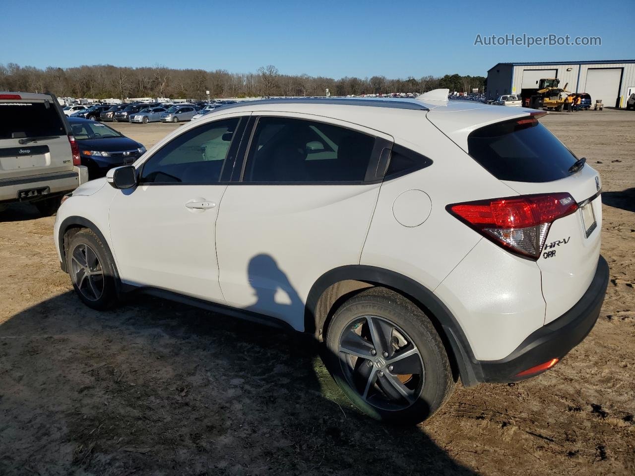 2021 Honda Hr-v Ex White vin: 3CZRU6H58MM712140