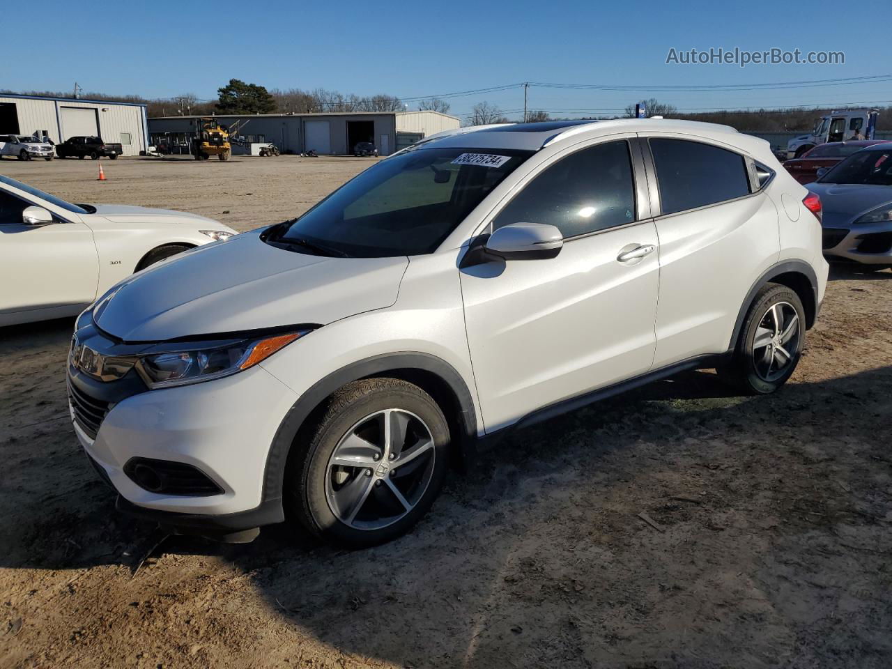 2021 Honda Hr-v Ex White vin: 3CZRU6H58MM712140