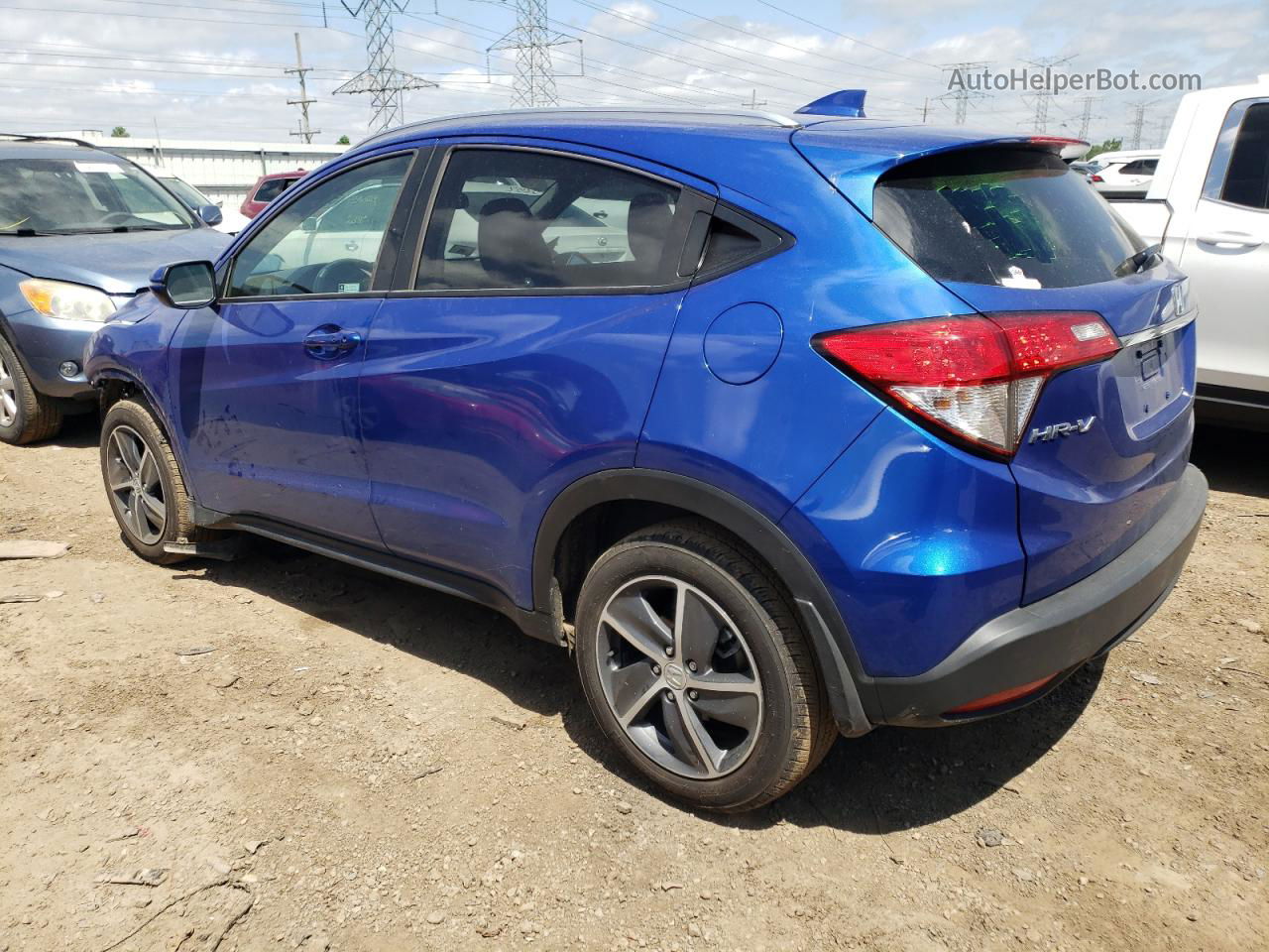 2021 Honda Hr-v Ex Blue vin: 3CZRU6H58MM714499