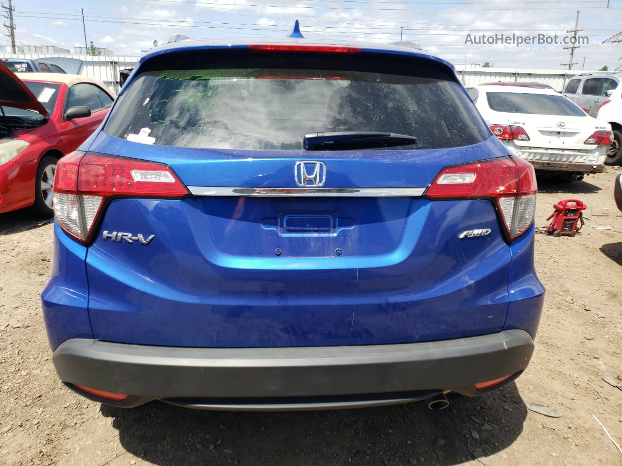 2021 Honda Hr-v Ex Blue vin: 3CZRU6H58MM714499