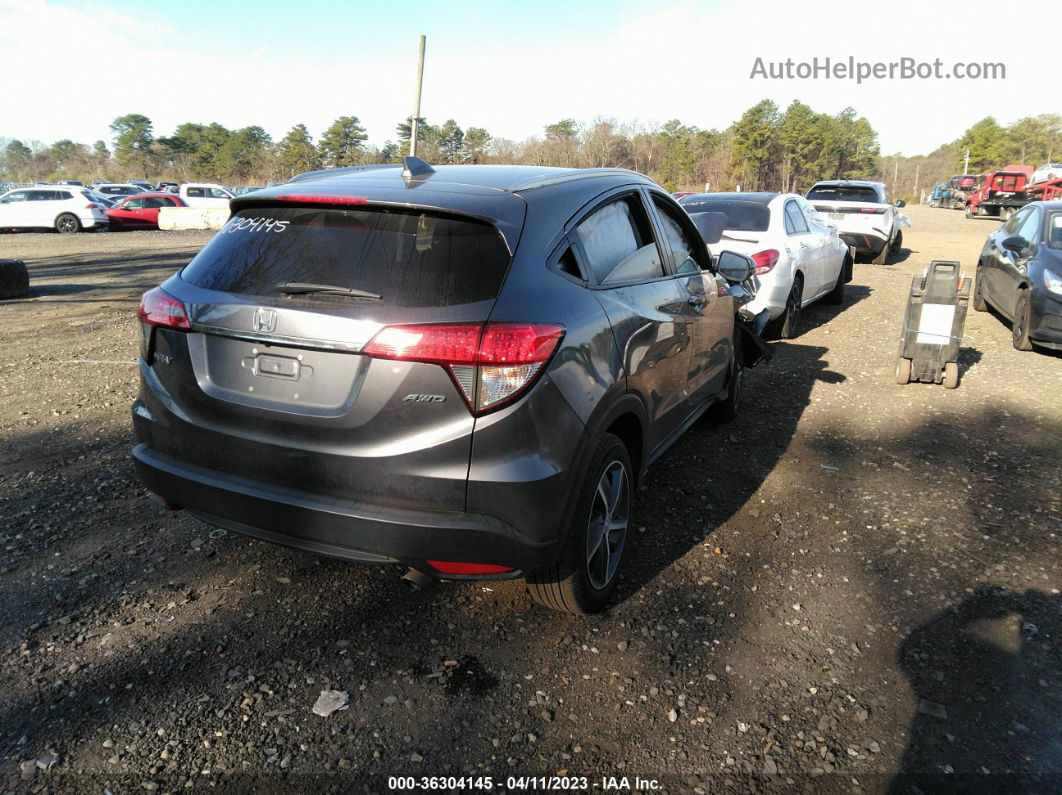 2021 Honda Hr-v Ex Gray vin: 3CZRU6H58MM715815