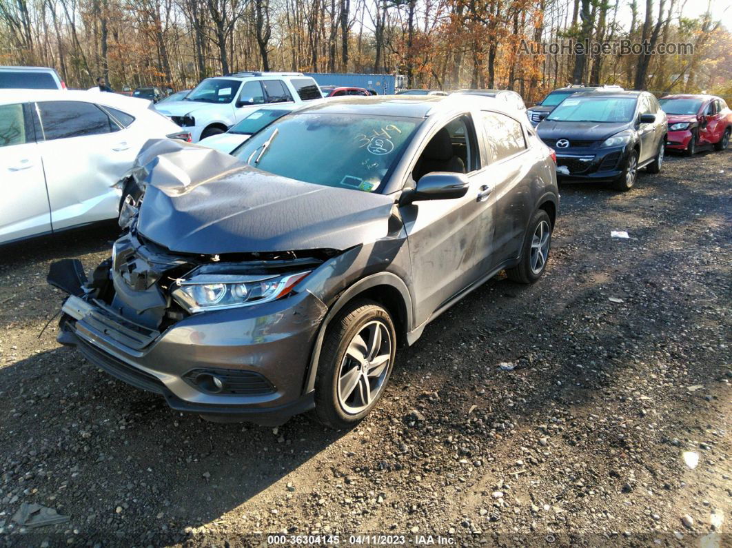 2021 Honda Hr-v Ex Gray vin: 3CZRU6H58MM715815