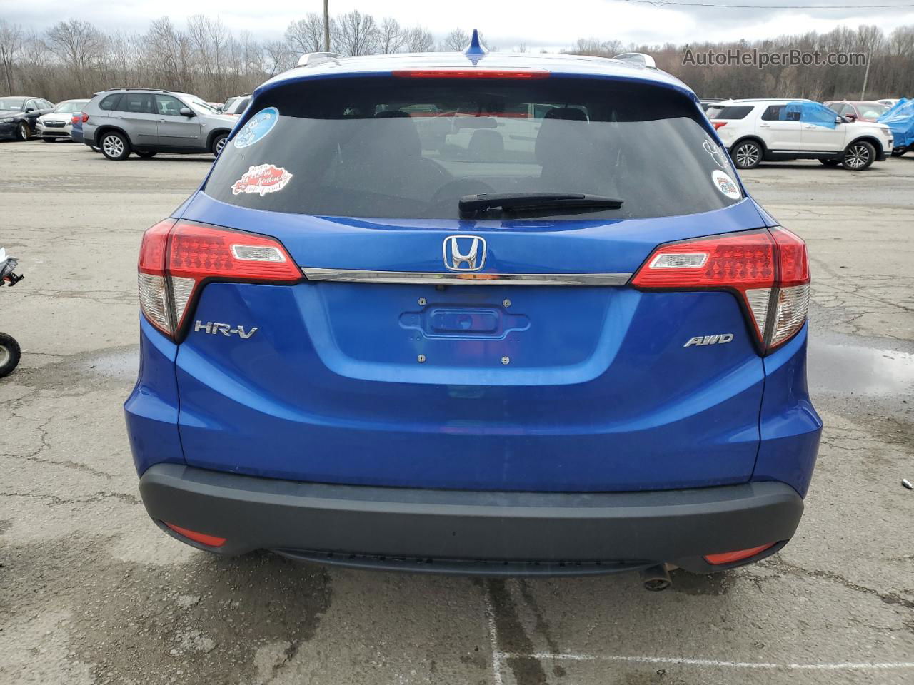 2021 Honda Hr-v Ex Blue vin: 3CZRU6H58MM731433