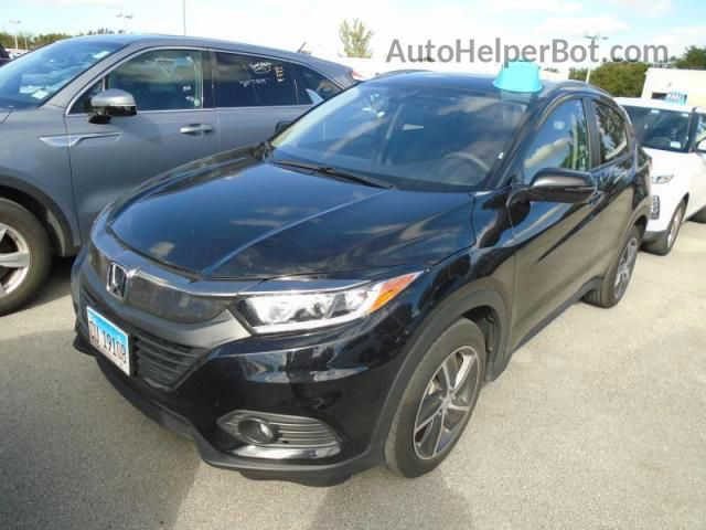 2021 Honda Hr-v Ex Black vin: 3CZRU6H58MM745199