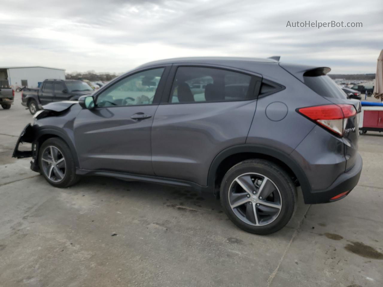 2021 Honda Hr-v Ex Серый vin: 3CZRU6H58MM754033