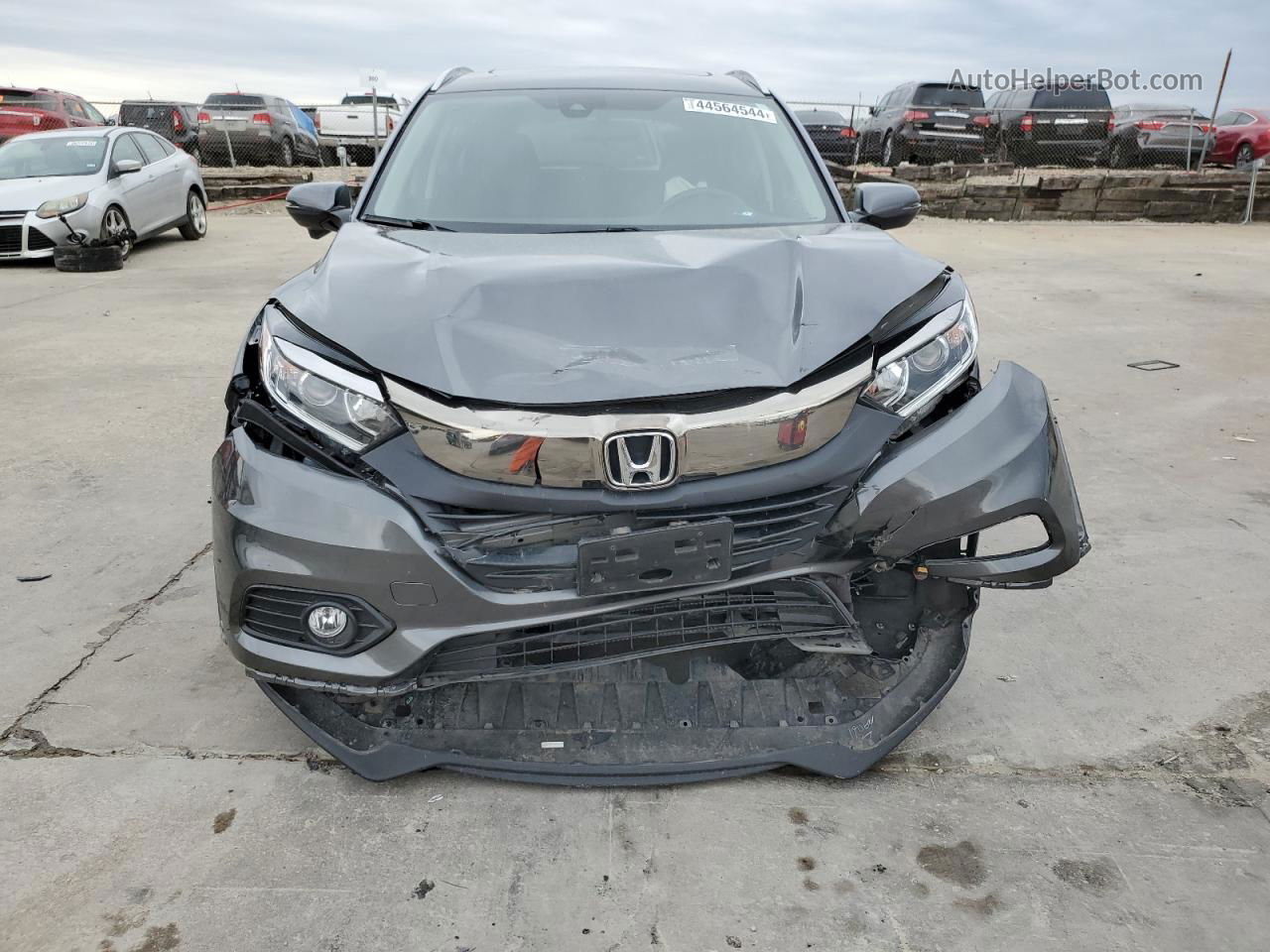 2021 Honda Hr-v Ex Серый vin: 3CZRU6H58MM754033