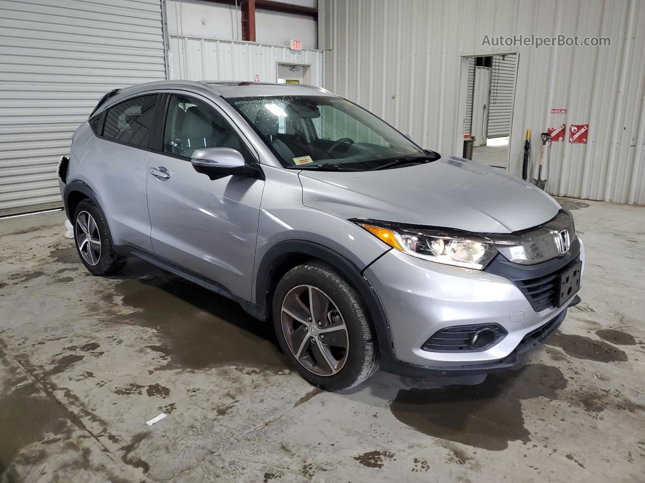 2021 Honda Hr-v Ex Silver vin: 3CZRU6H58MM754064