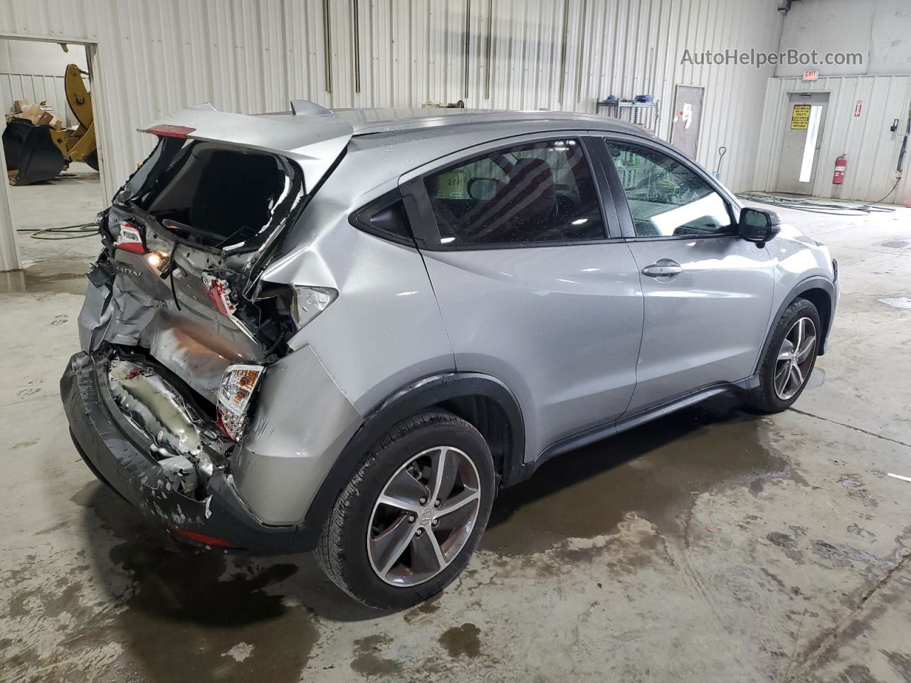 2021 Honda Hr-v Ex Silver vin: 3CZRU6H58MM754064