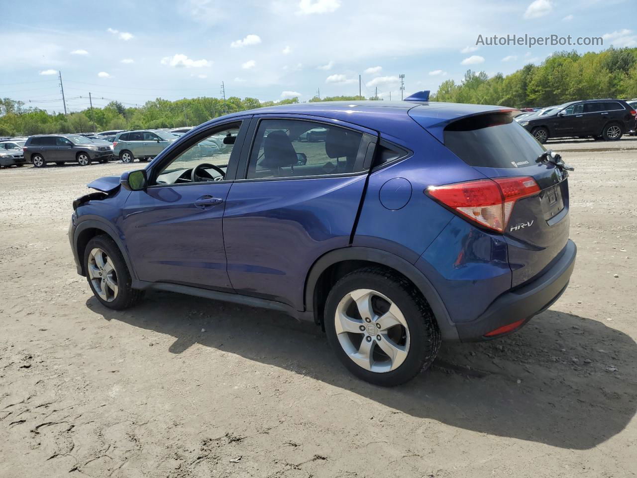 2016 Honda Hr-v Ex Blue vin: 3CZRU6H59GM715231