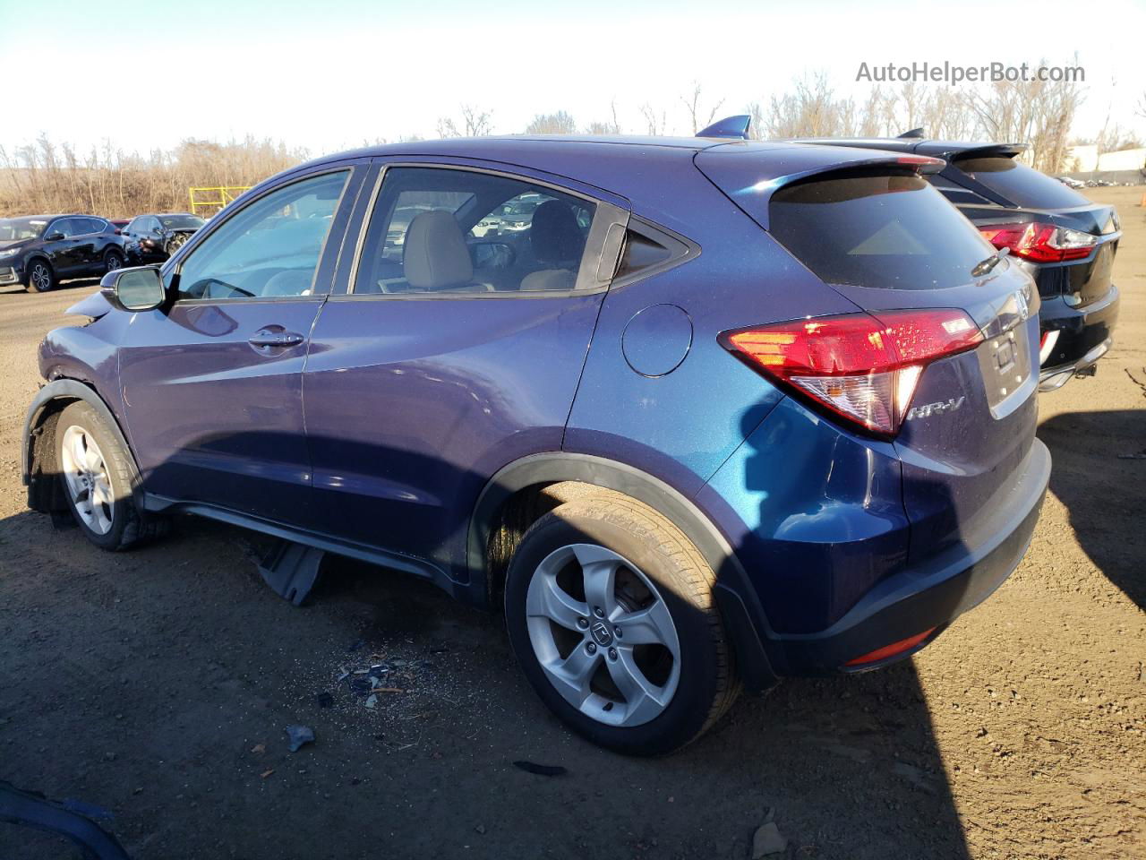 2016 Honda Hr-v Ex Blue vin: 3CZRU6H59GM742476