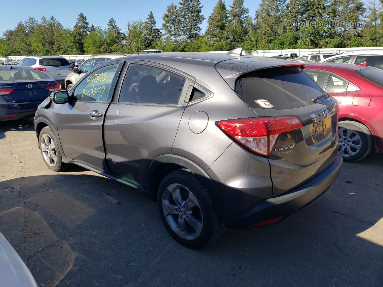 2017 Honda Hr-v Ex Charcoal vin: 3CZRU6H59HM727686