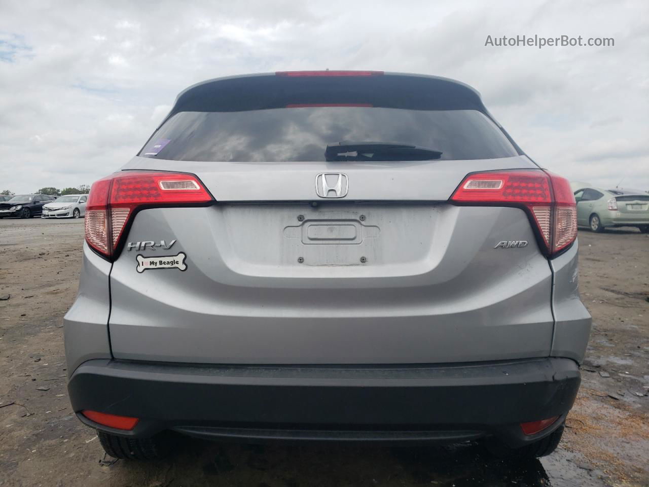 2018 Honda Hr-v Ex Gray vin: 3CZRU6H59JG705174