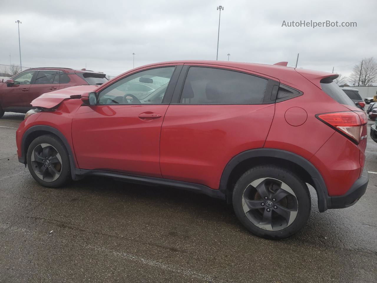 2018 Honda Hr-v Ex Red vin: 3CZRU6H59JG713226