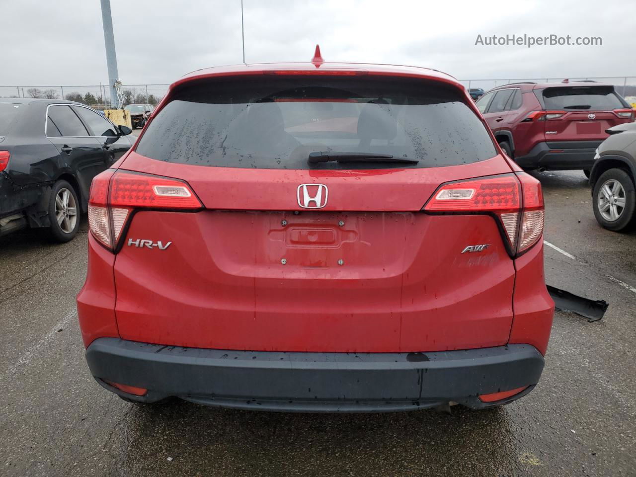 2018 Honda Hr-v Ex Red vin: 3CZRU6H59JG713226