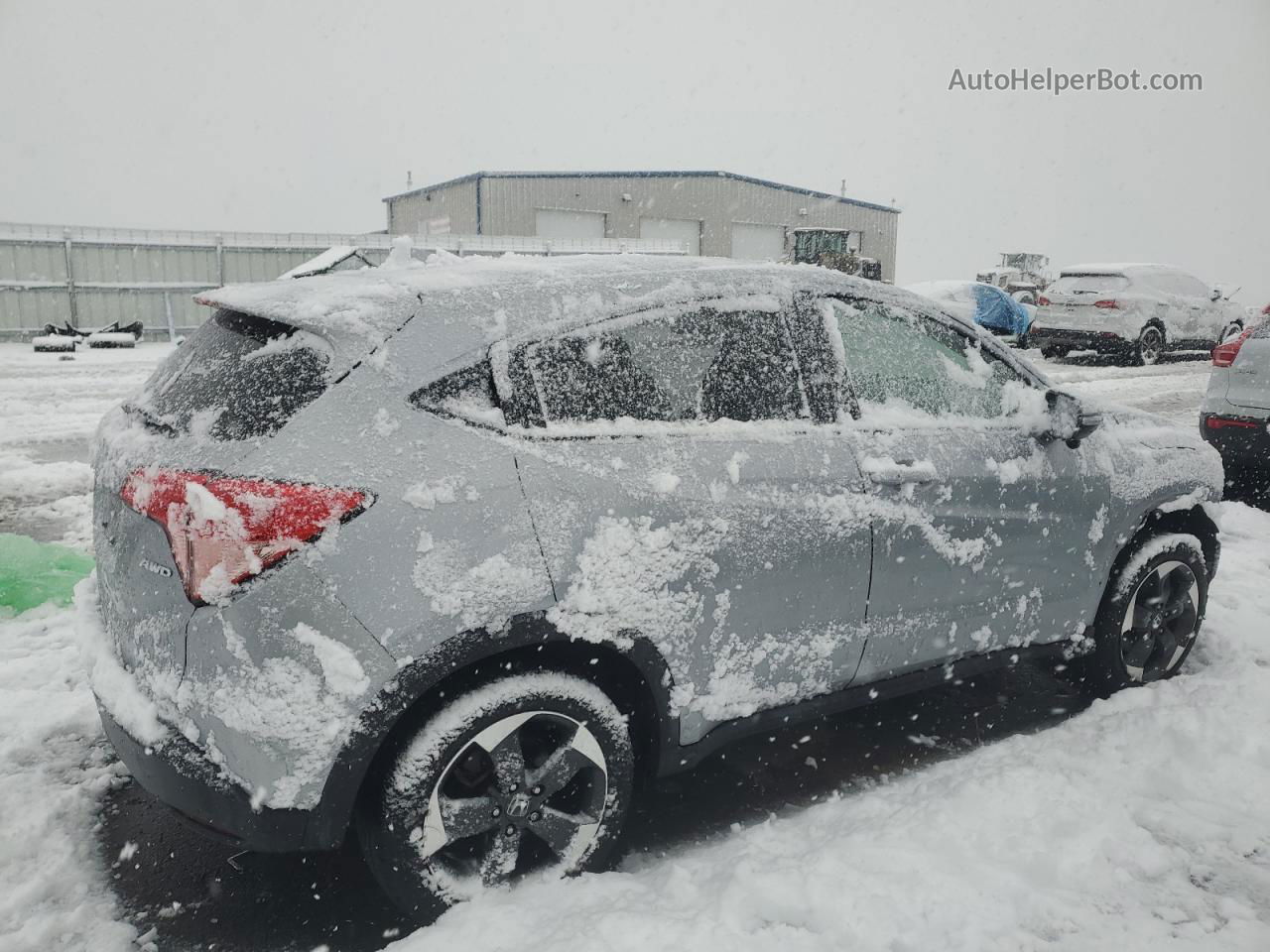 2018 Honda Hr-v Ex Silver vin: 3CZRU6H59JM701367