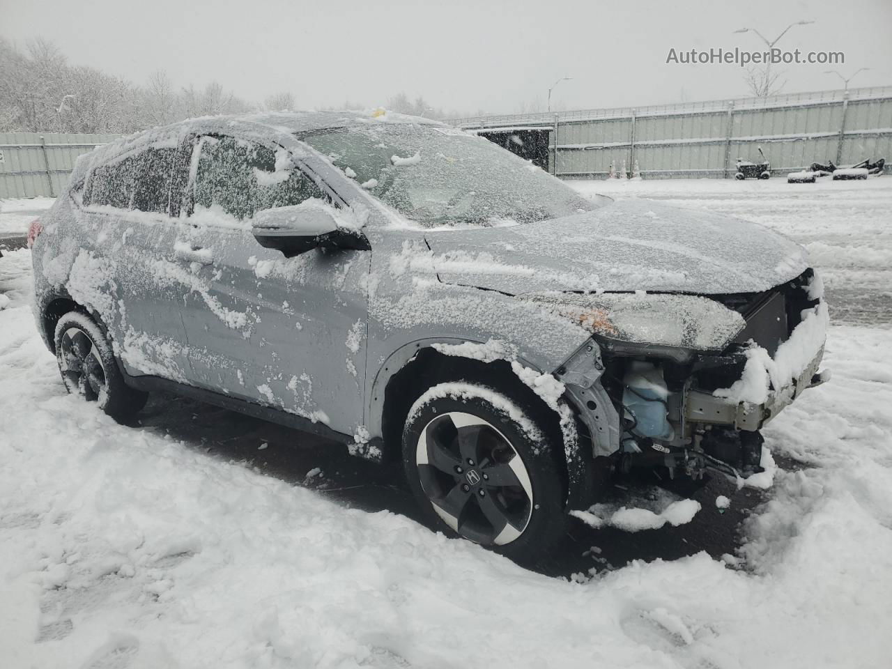 2018 Honda Hr-v Ex Silver vin: 3CZRU6H59JM701367