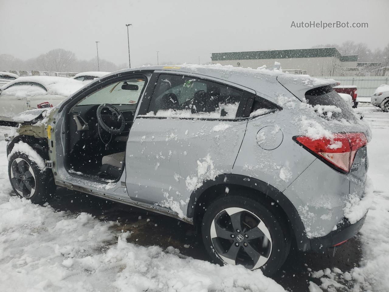 2018 Honda Hr-v Ex Silver vin: 3CZRU6H59JM701367