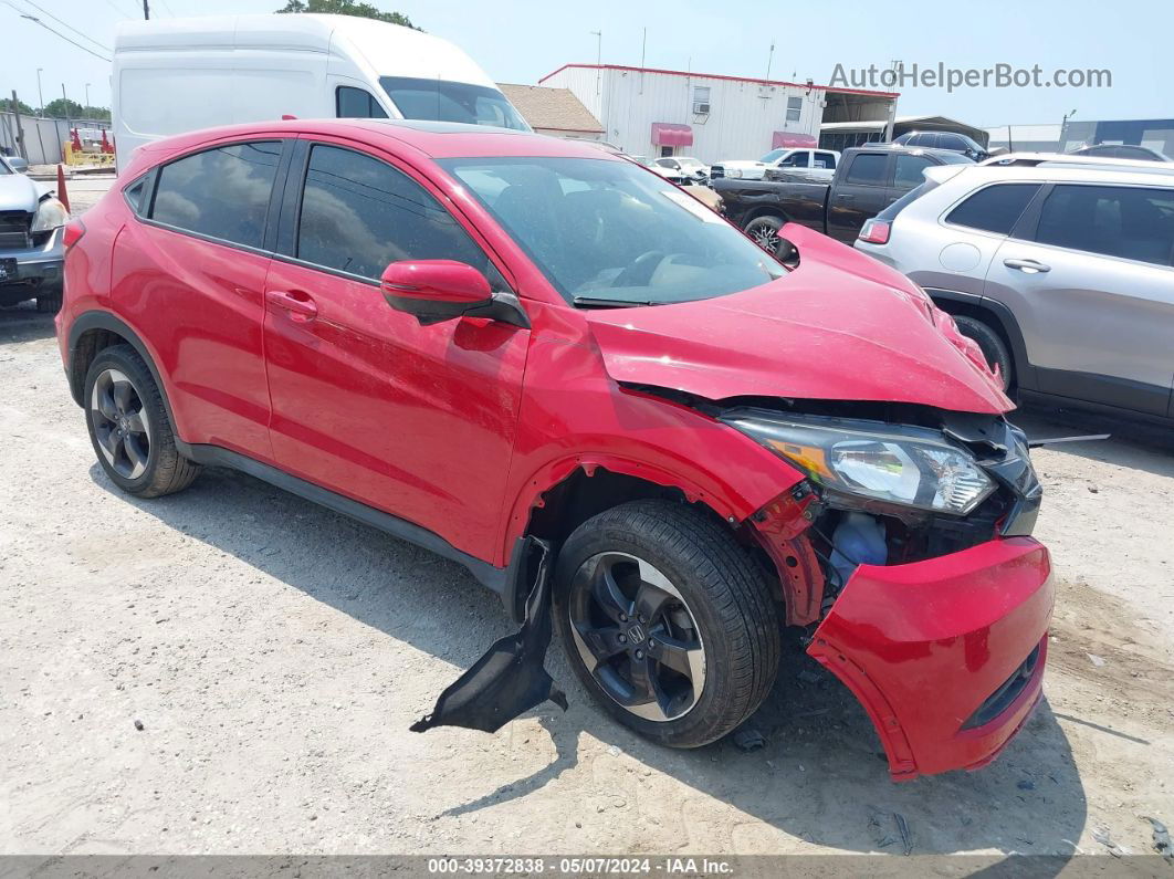 2018 Honda Hr-v Ex Red vin: 3CZRU6H59JM714944