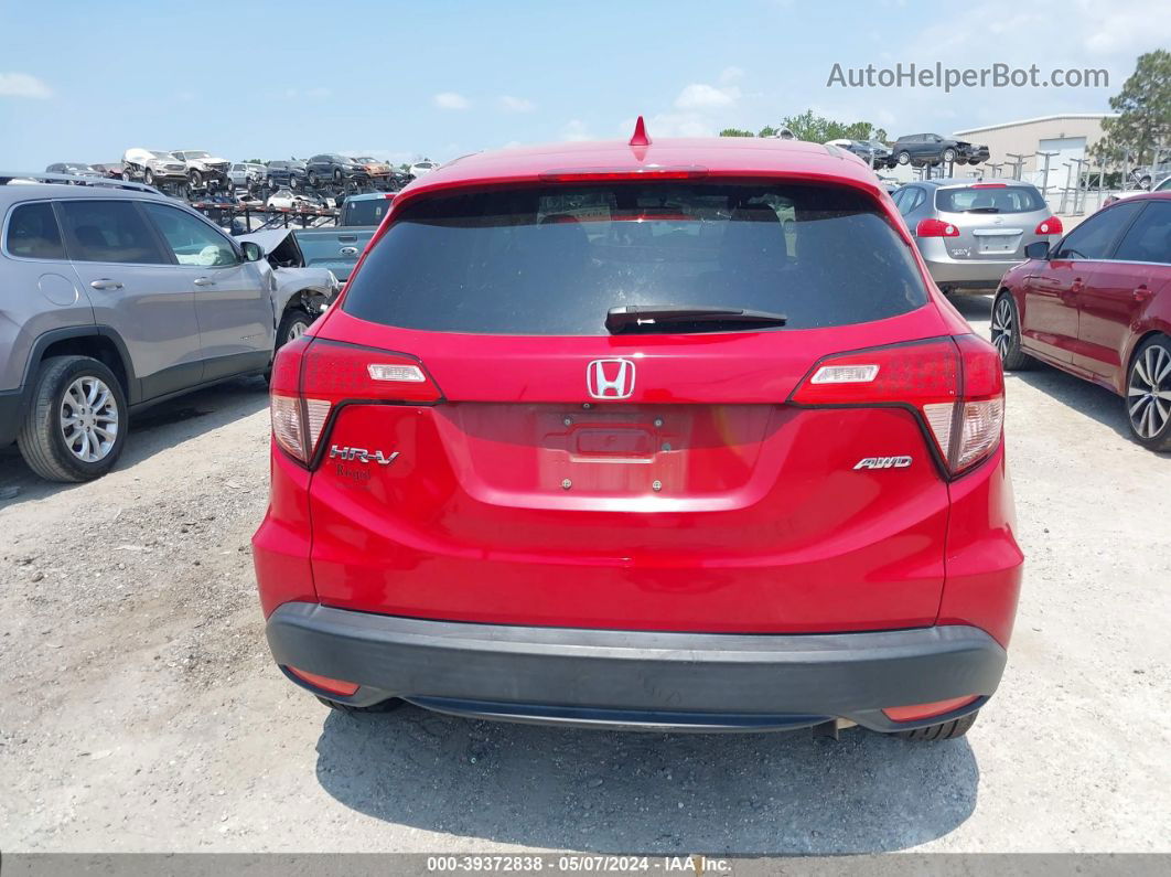 2018 Honda Hr-v Ex Red vin: 3CZRU6H59JM714944